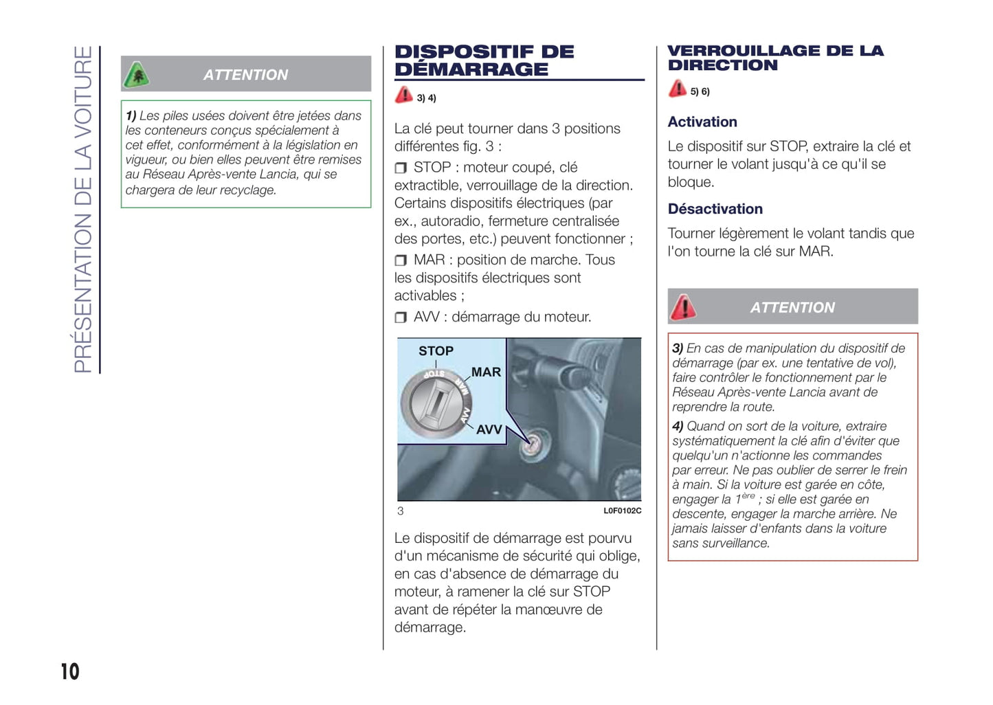 2015-2017 Lancia Ypsilon Manuel du propriétaire | Français