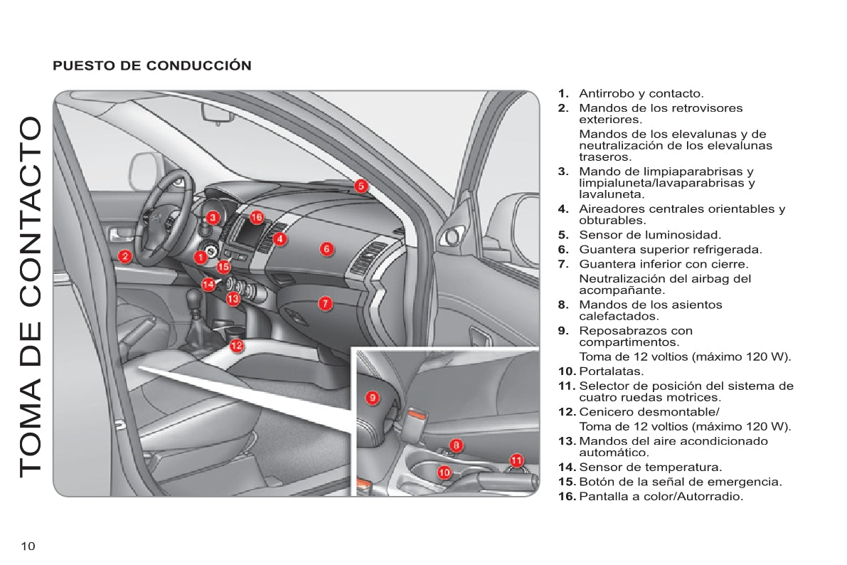 2013-2014 Citroën C8 Gebruikershandleiding | Spaans