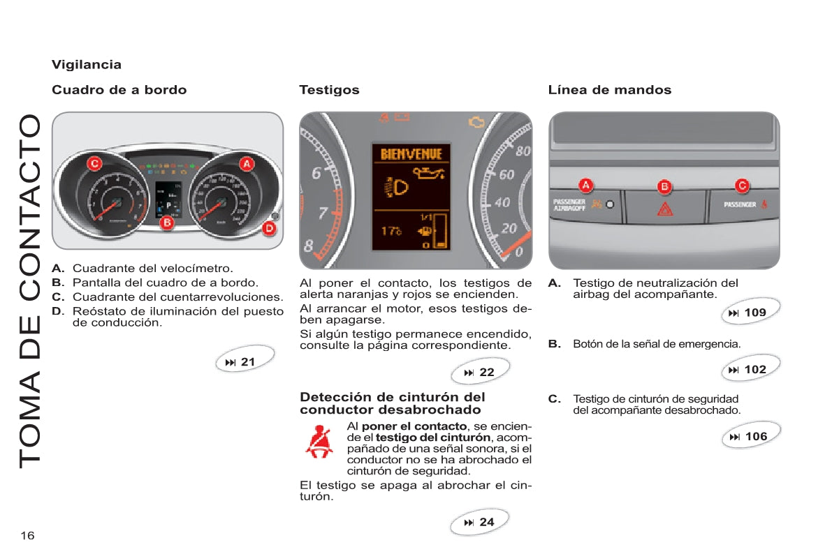 2013-2014 Citroën C8 Gebruikershandleiding | Spaans