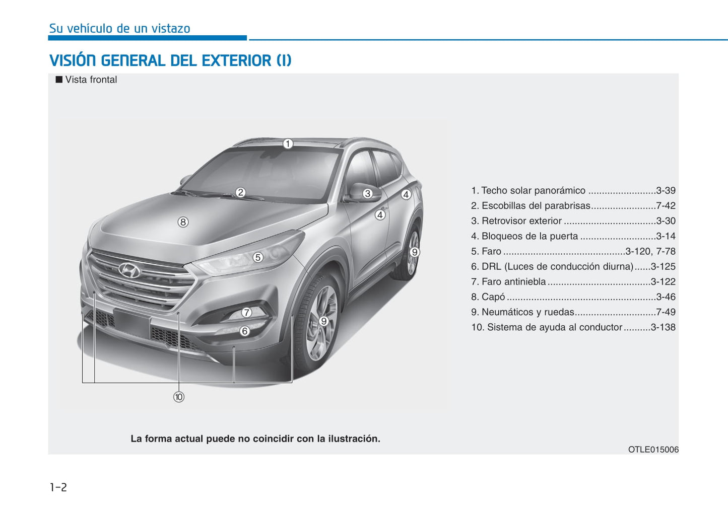 2015-2018 Hyundai Tucson Manuel du propriétaire | Espagnol