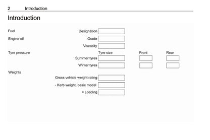 2019-2020 Vauxhall Vivaro Owner's Manual | English