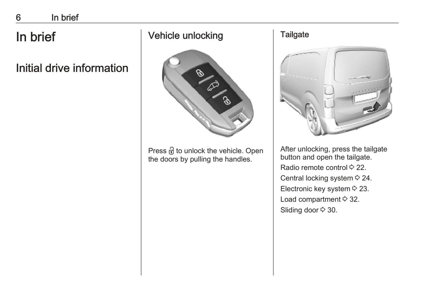 2019-2020 Vauxhall Vivaro Owner's Manual | English