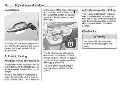 2019-2020 Vauxhall Vivaro Owner's Manual | English