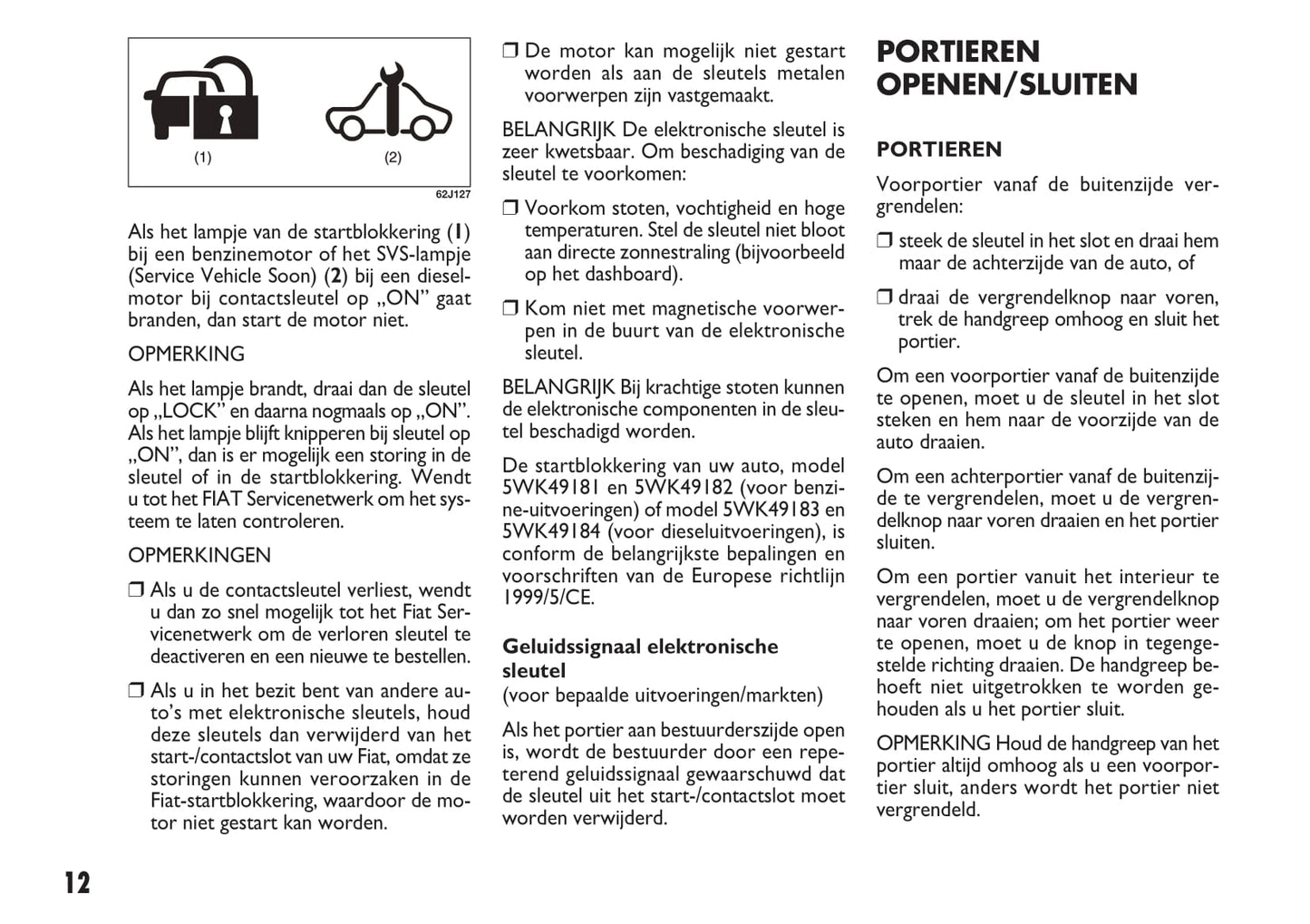 2010-2011 Fiat Sedici Gebruikershandleiding | Nederlands