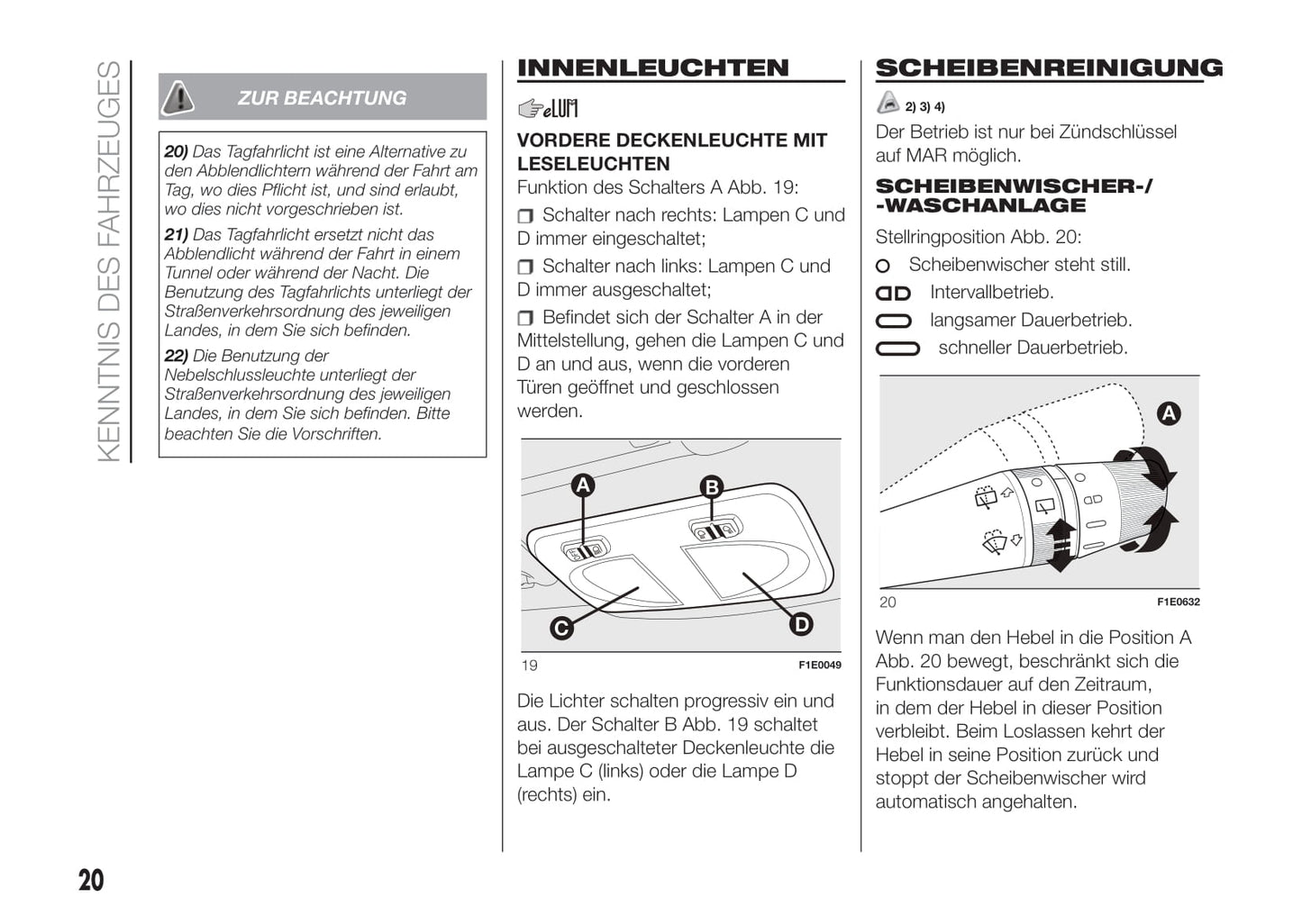 2016-2017 Fiat Punto Owner's Manual | German