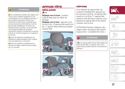 2017-2018 Fiat 500L Gebruikershandleiding | Frans