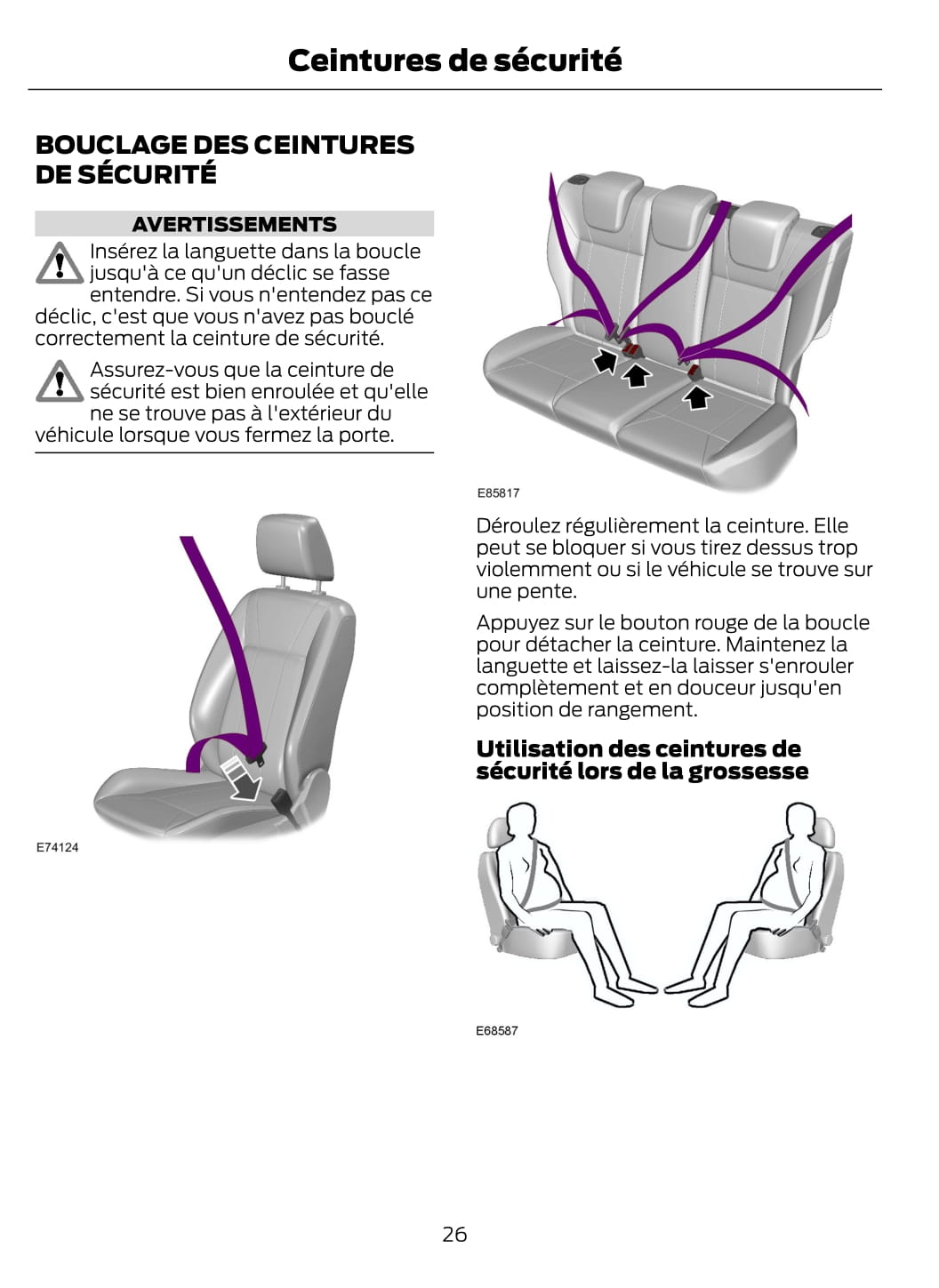 2014-2015 Ford Fiesta Owner's Manual | French