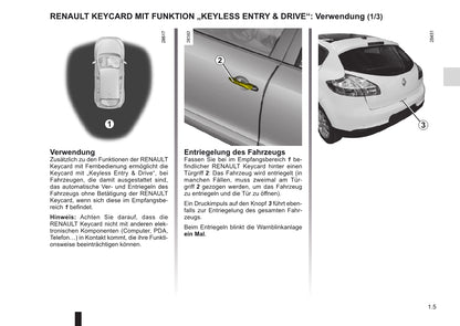 2010-2011 Renault Mégane Bedienungsanleitung | Deutsch