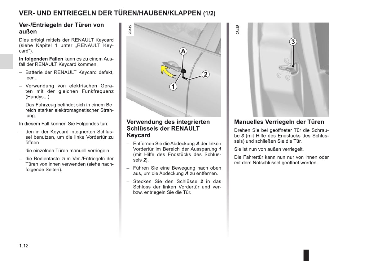 2010-2011 Renault Mégane Bedienungsanleitung | Deutsch