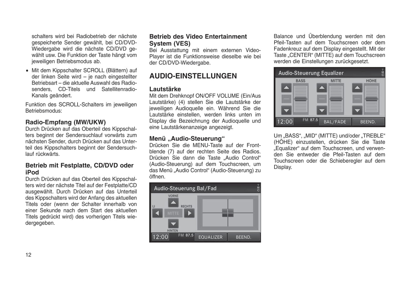 Jeep Radio 731N Bedienungsanleitung 2016 - 2018