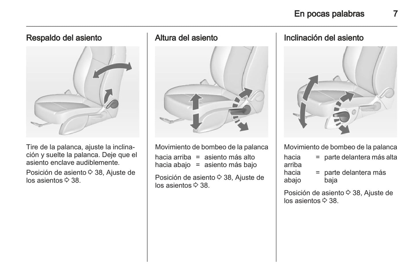 2012 Opel Astra Owner's Manual | Spanish