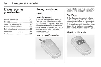 2012 Opel Astra Owner's Manual | Spanish