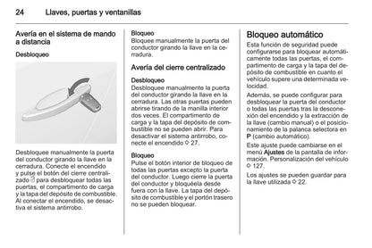 2012 Opel Astra Owner's Manual | Spanish