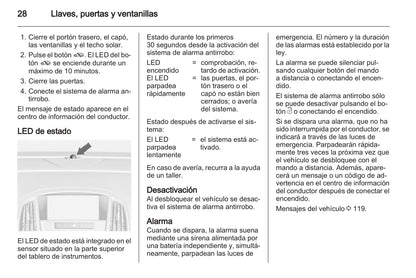 2012 Opel Astra Owner's Manual | Spanish