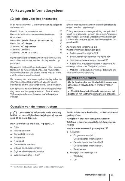 2011-2016 Volkswagen Eos Owner's Manual | Dutch