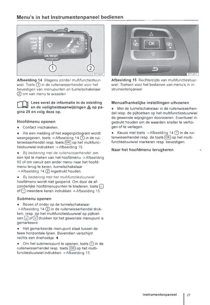 2011-2016 Volkswagen Eos Owner's Manual | Dutch