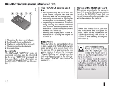 2011-2012 Renault Mégane Owner's Manual | English