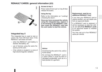 2011-2012 Renault Mégane Owner's Manual | English