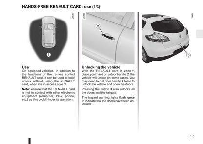 2011-2012 Renault Mégane Owner's Manual | English