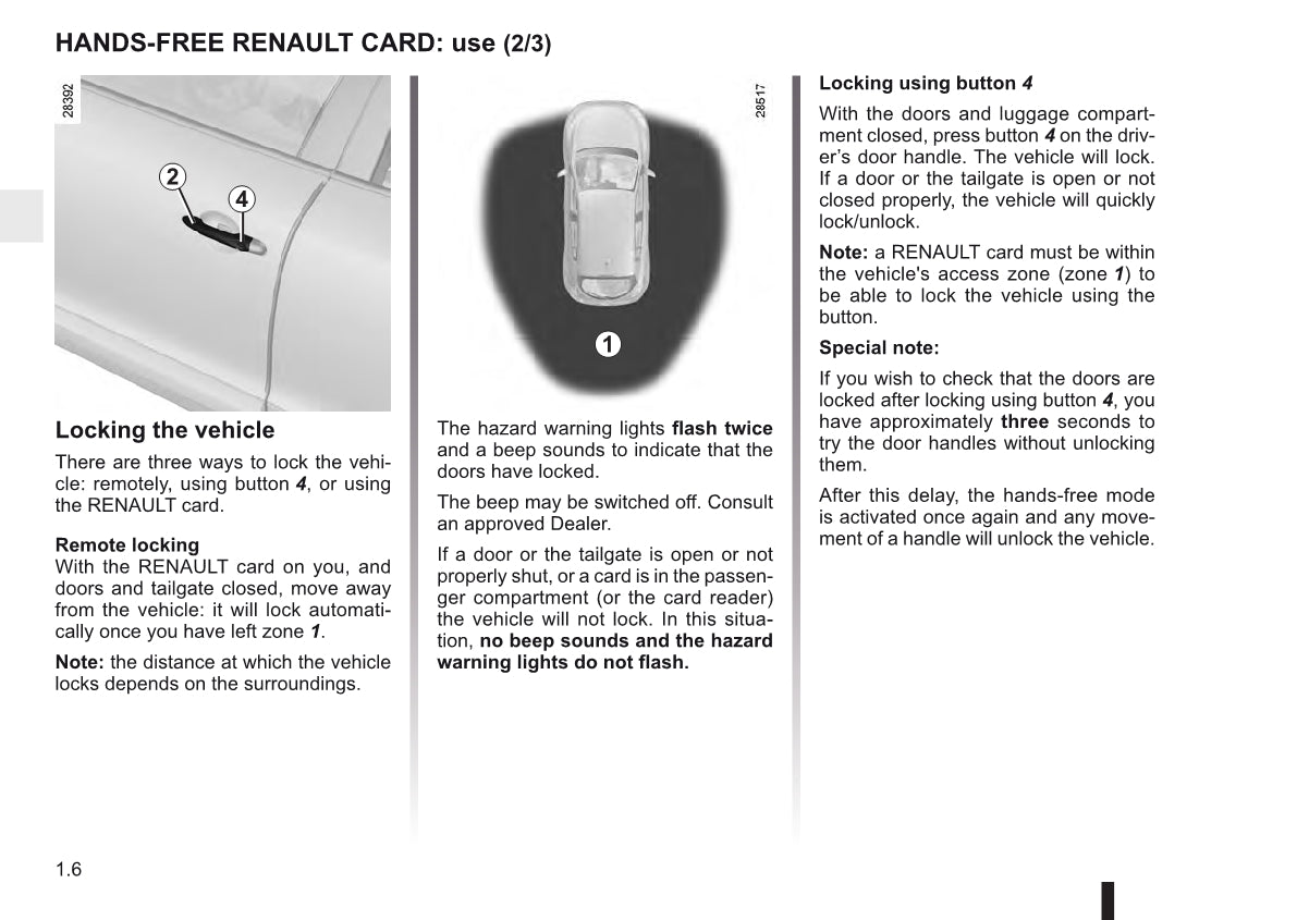 2011-2012 Renault Mégane Owner's Manual | English