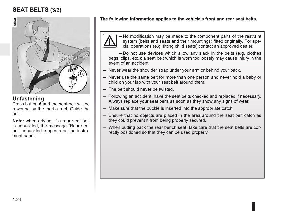 2011-2012 Renault Mégane Owner's Manual | English