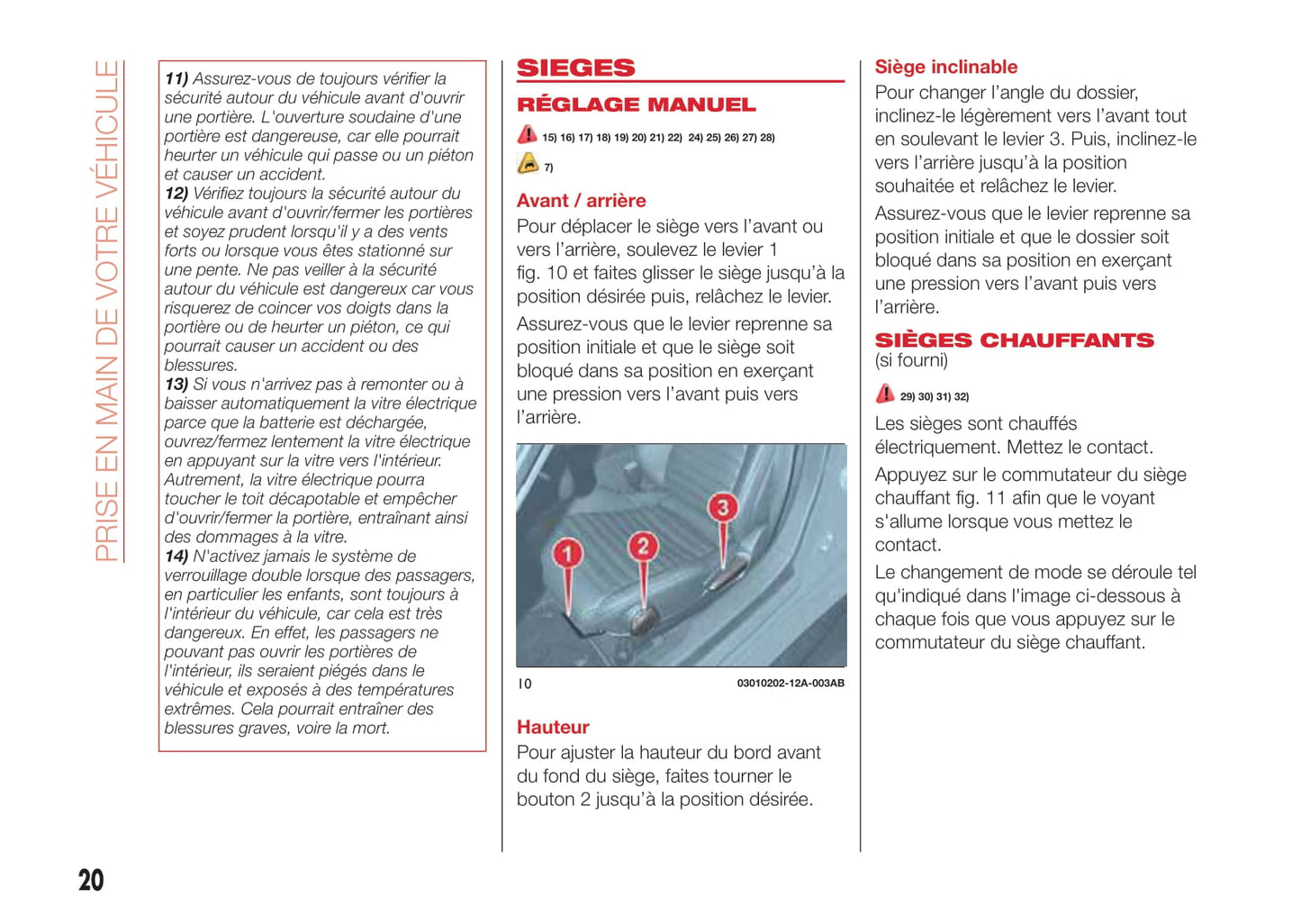 2016-2019 Abarth 124 Spider Bedienungsanleitung | Französisch