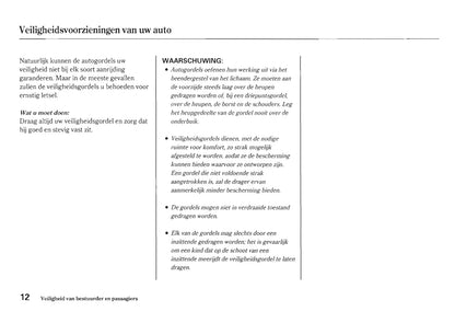 2011 Honda Accord Owner's Manual | Dutch