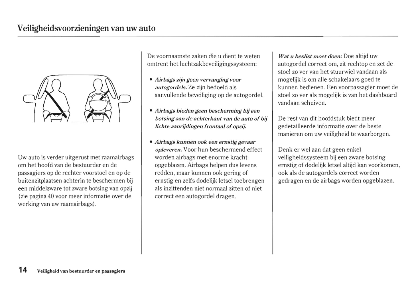 2011 Honda Accord Owner's Manual | Dutch