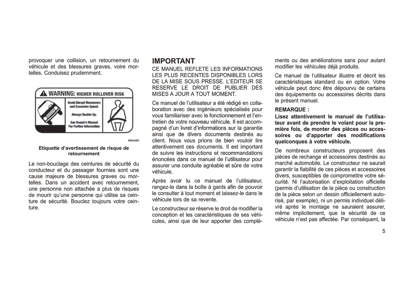 2013-2014 Jeep Compass Owner's Manual | French