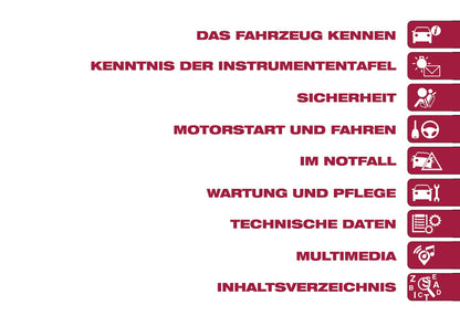 2015-2016 Fiat 500L Owner's Manual | German