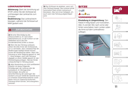 2015-2016 Fiat 500L Owner's Manual | German