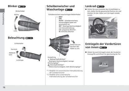 2017-2018 Honda CR-V Owner's Manual | German