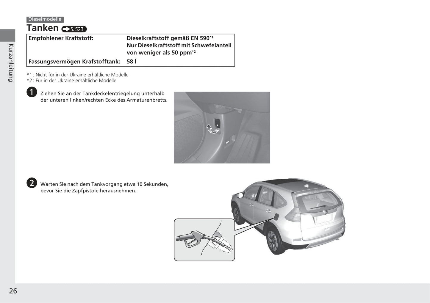 2017-2018 Honda CR-V Owner's Manual | German