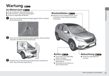 2017-2018 Honda CR-V Owner's Manual | German