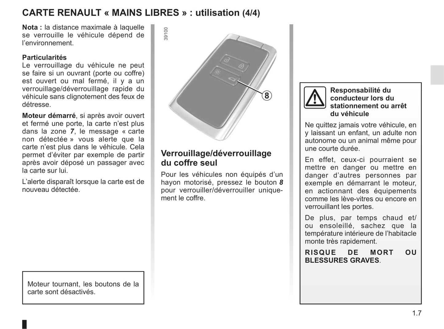 2015-2020 Renault Espace Manuel du propriétaire | Français