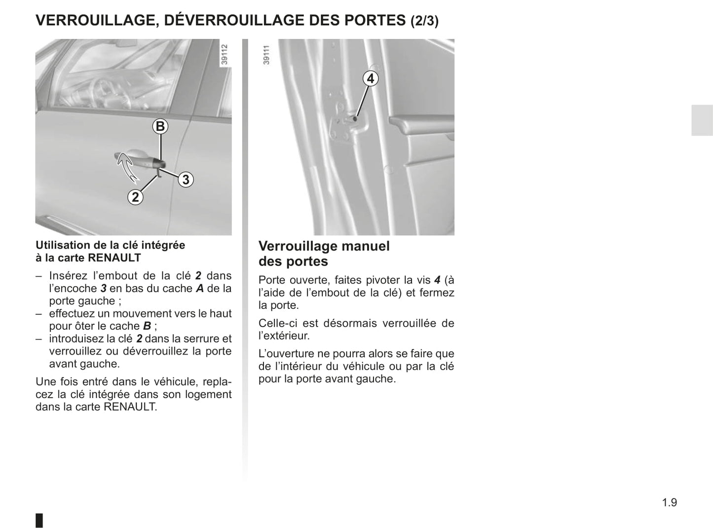 2015-2020 Renault Espace Manuel du propriétaire | Français