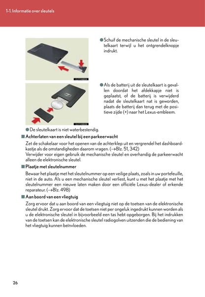 2010-2011 Lexus IS 220d/IS 250 Owner's Manual | Dutch