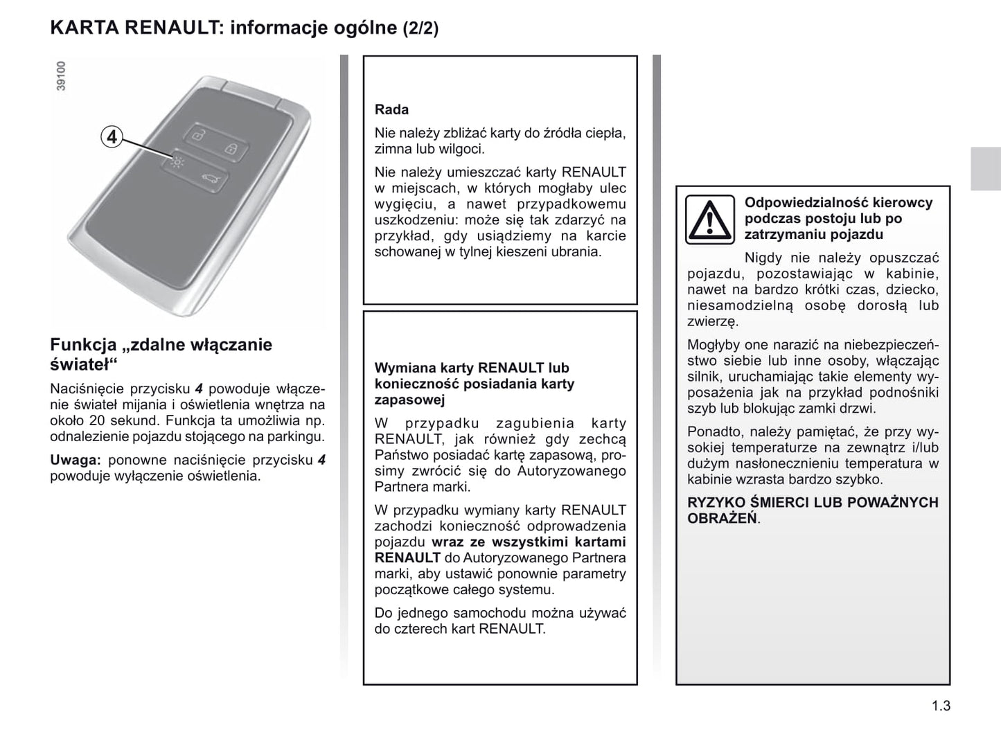 2015-2020 Renault Espace Manuel du propriétaire | Polonais