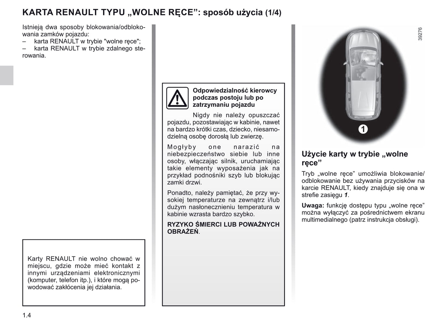 2015-2020 Renault Espace Manuel du propriétaire | Polonais