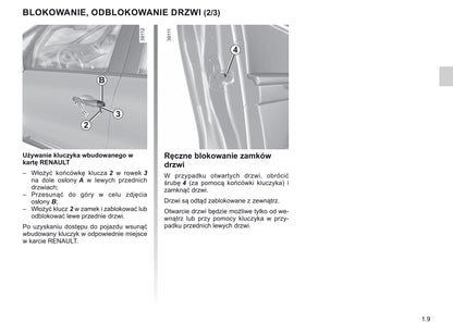 2015-2020 Renault Espace Manuel du propriétaire | Polonais