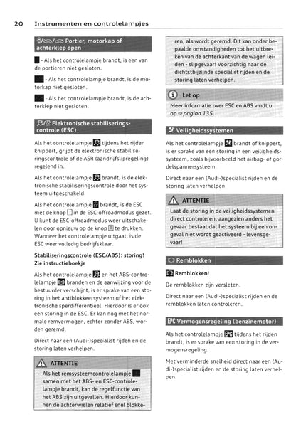 2011-2015 Audi Q3 Owner's Manual | Dutch