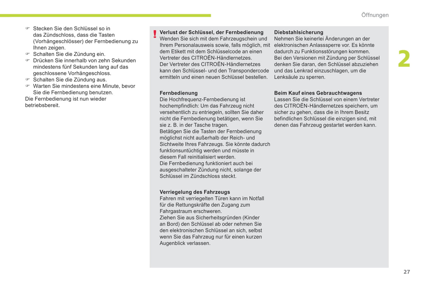 2017-2018 Citroën Berlingo/Berlingo Multispace Gebruikershandleiding | Duits