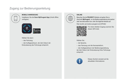 2021-2023 Peugeot 508/508 Hybrid Bedienungsanleitung | Deutsch