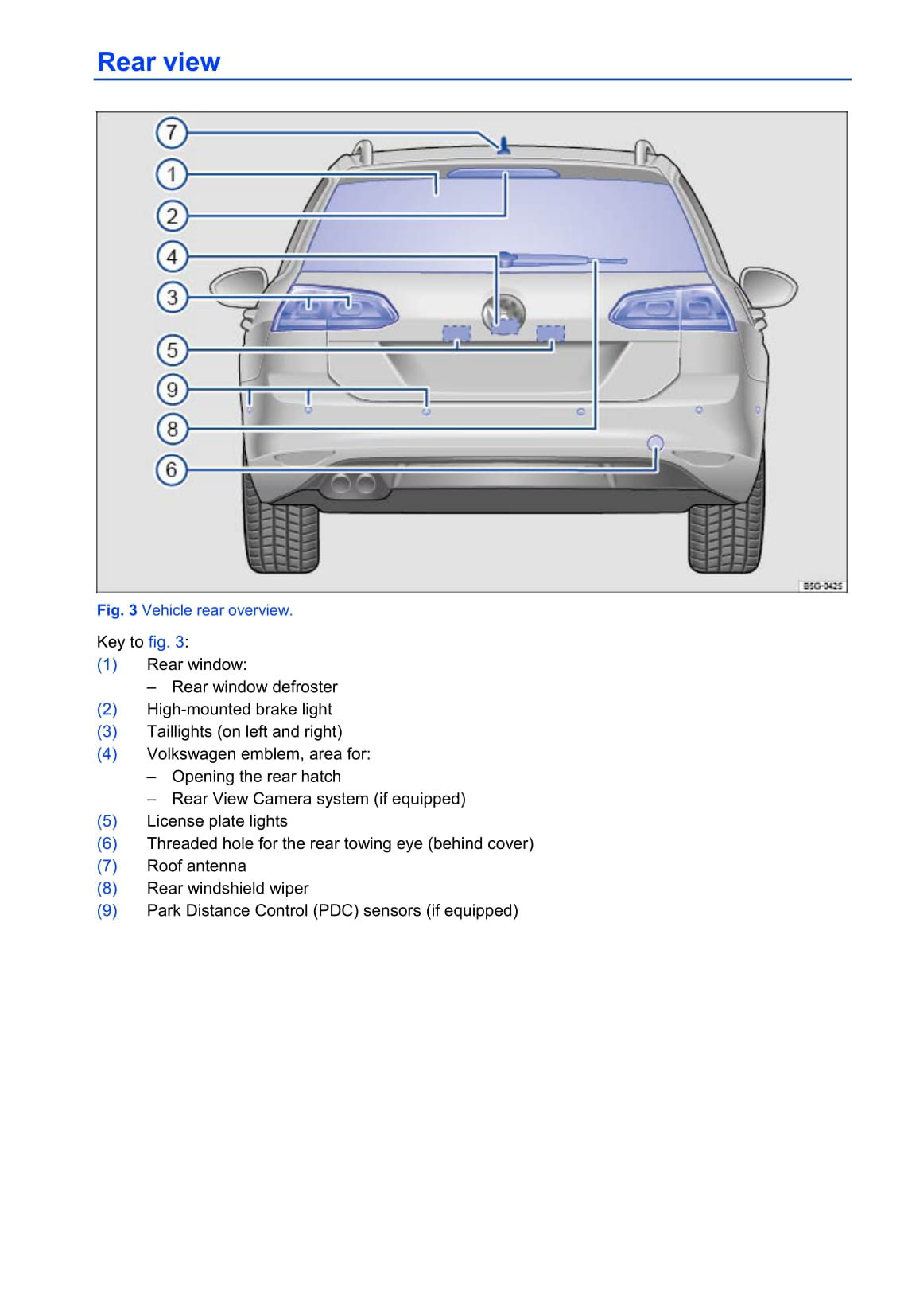 2013-2017 Volkswagen Golf Bedienungsanleitung | Englisch