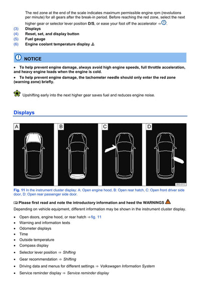 2013-2017 Volkswagen Golf Bedienungsanleitung | Englisch