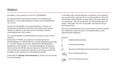 2017-2020 Citroën DS7 Crossback Manuel du propriétaire | Néerlandais