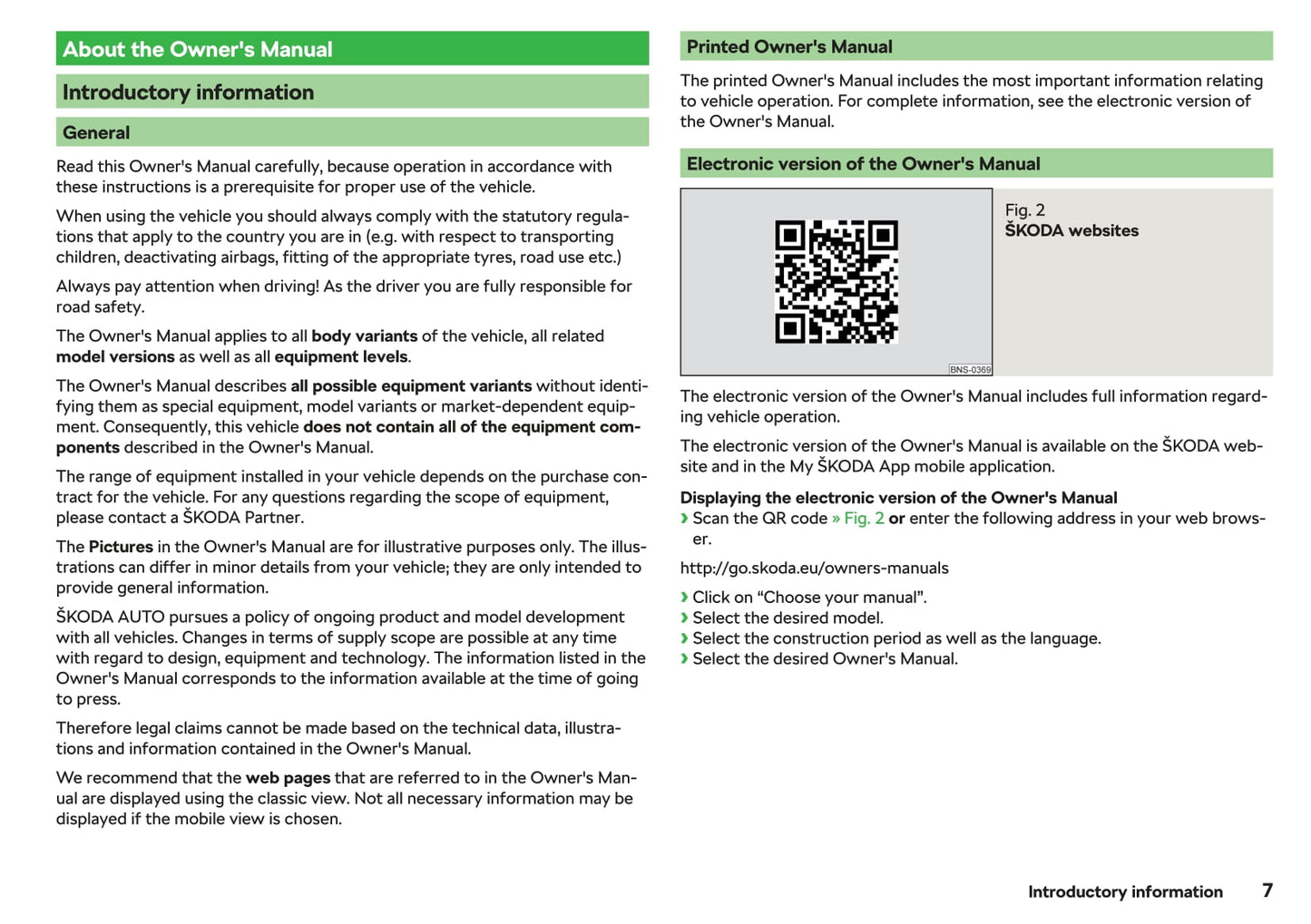 2018-2019 Skoda Citigo Owner's Manual | English