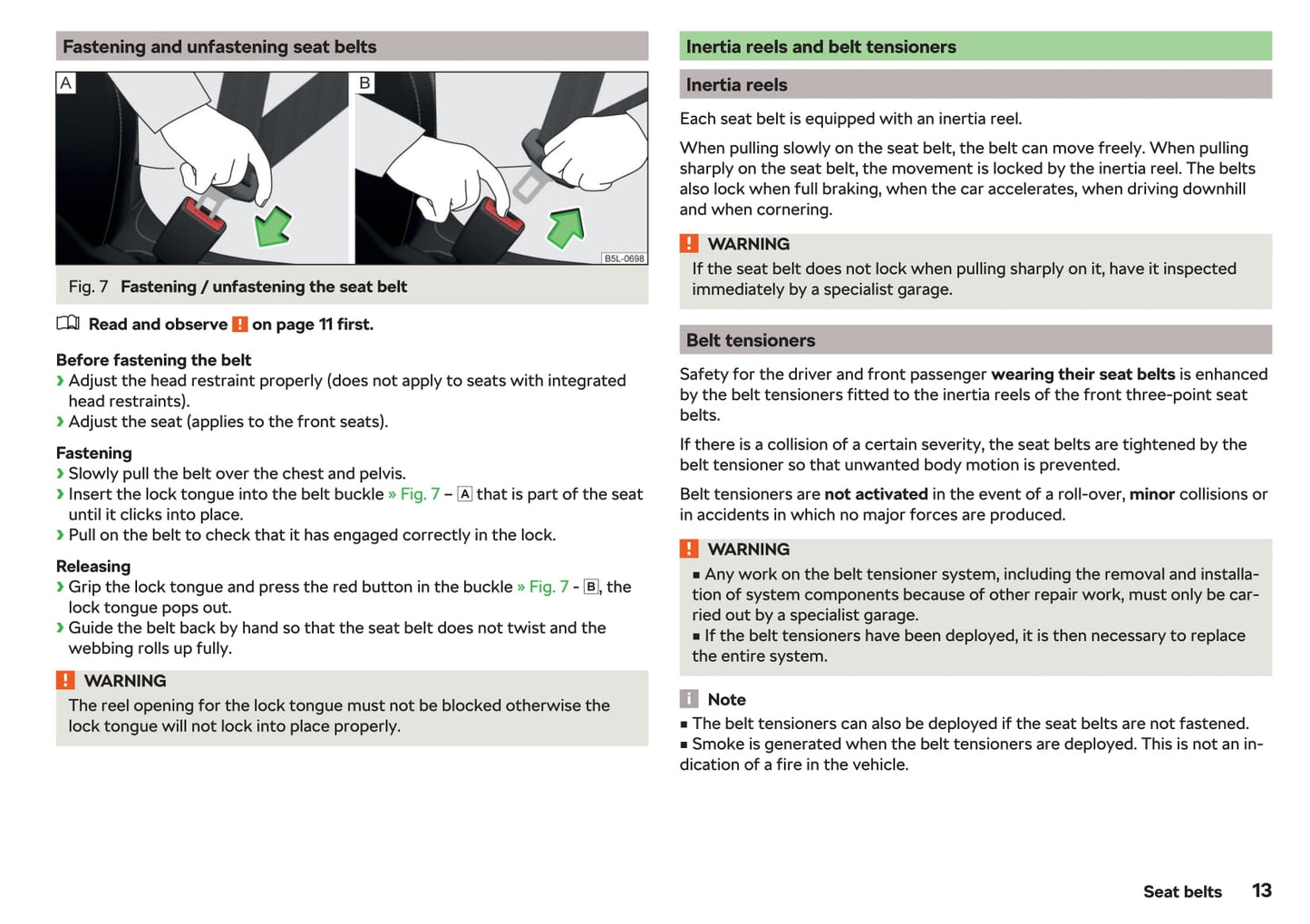 2018-2019 Skoda Citigo Owner's Manual | English