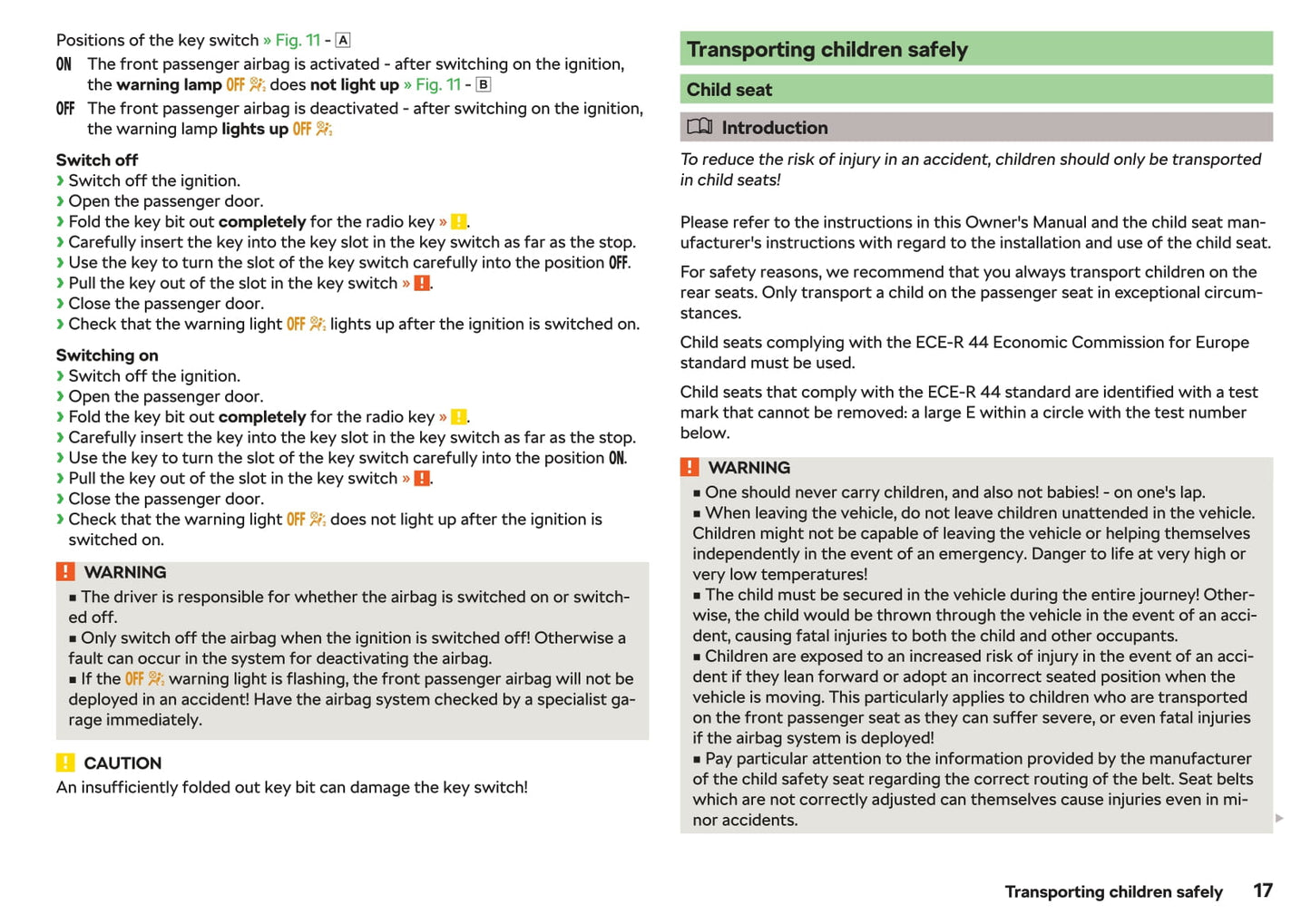 2018-2019 Skoda Citigo Owner's Manual | English