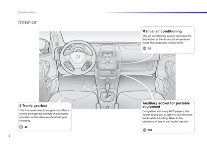 2012-2014 Peugeot 107 Manuel du propriétaire | Anglais